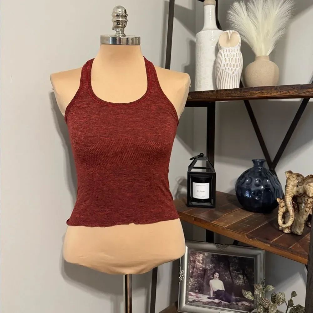 Lululemon Swiftly Tech Racerback Tank Top 2.0 *Cropped* Women’s SIZE 2 Chianti